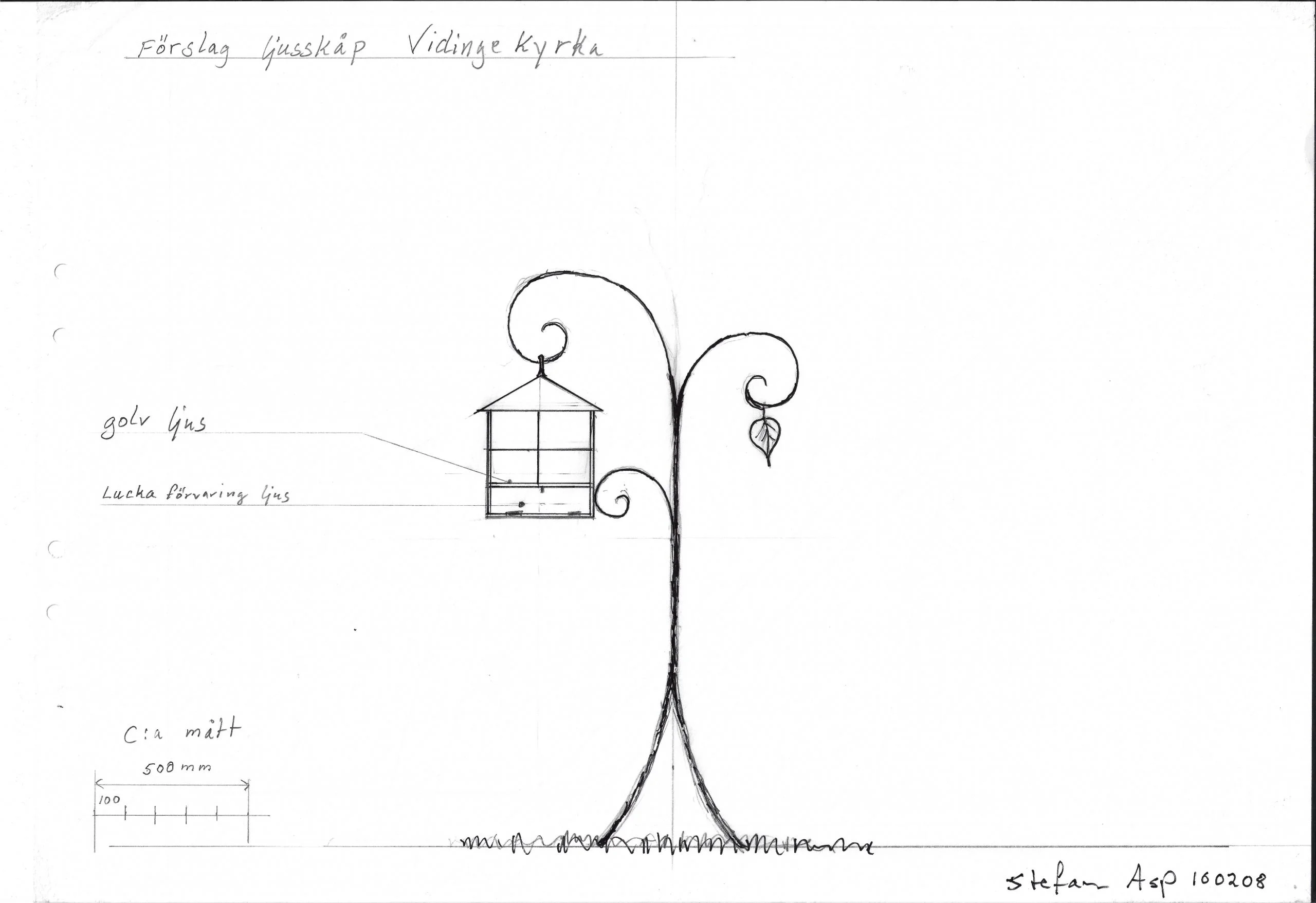 Kyrksmide ritning 5